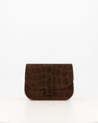 Suede Croco Schoudertas