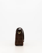 Suede Croco Schoudertas