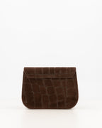 Suede Croco Schoudertas