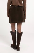 Suède Minirok met Riem
