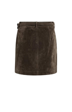 Suède Minirok met Riem