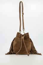 Suede Schoudertas