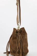 Suede Schoudertas