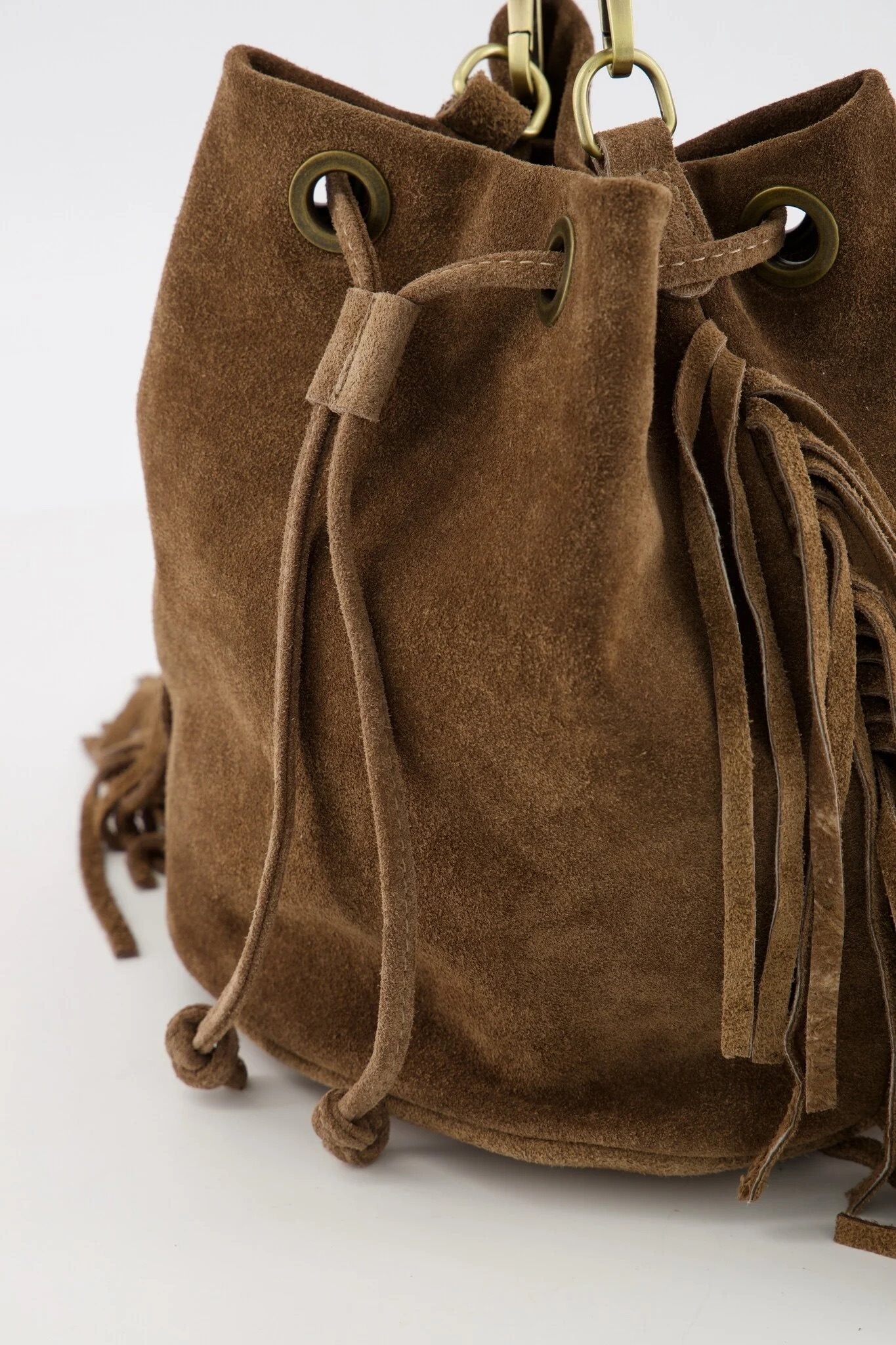 Suede Schoudertas