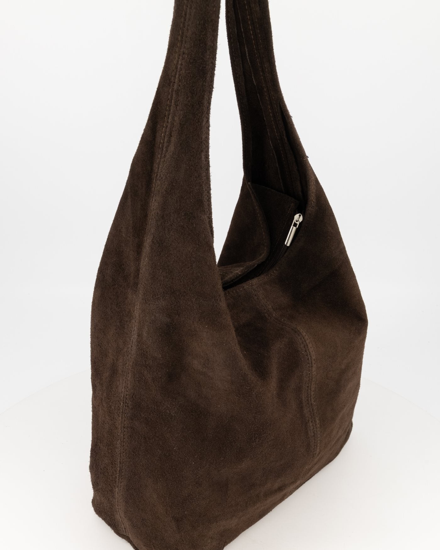 Suede Schoudertas