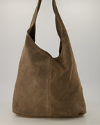 Suede Schoudertas