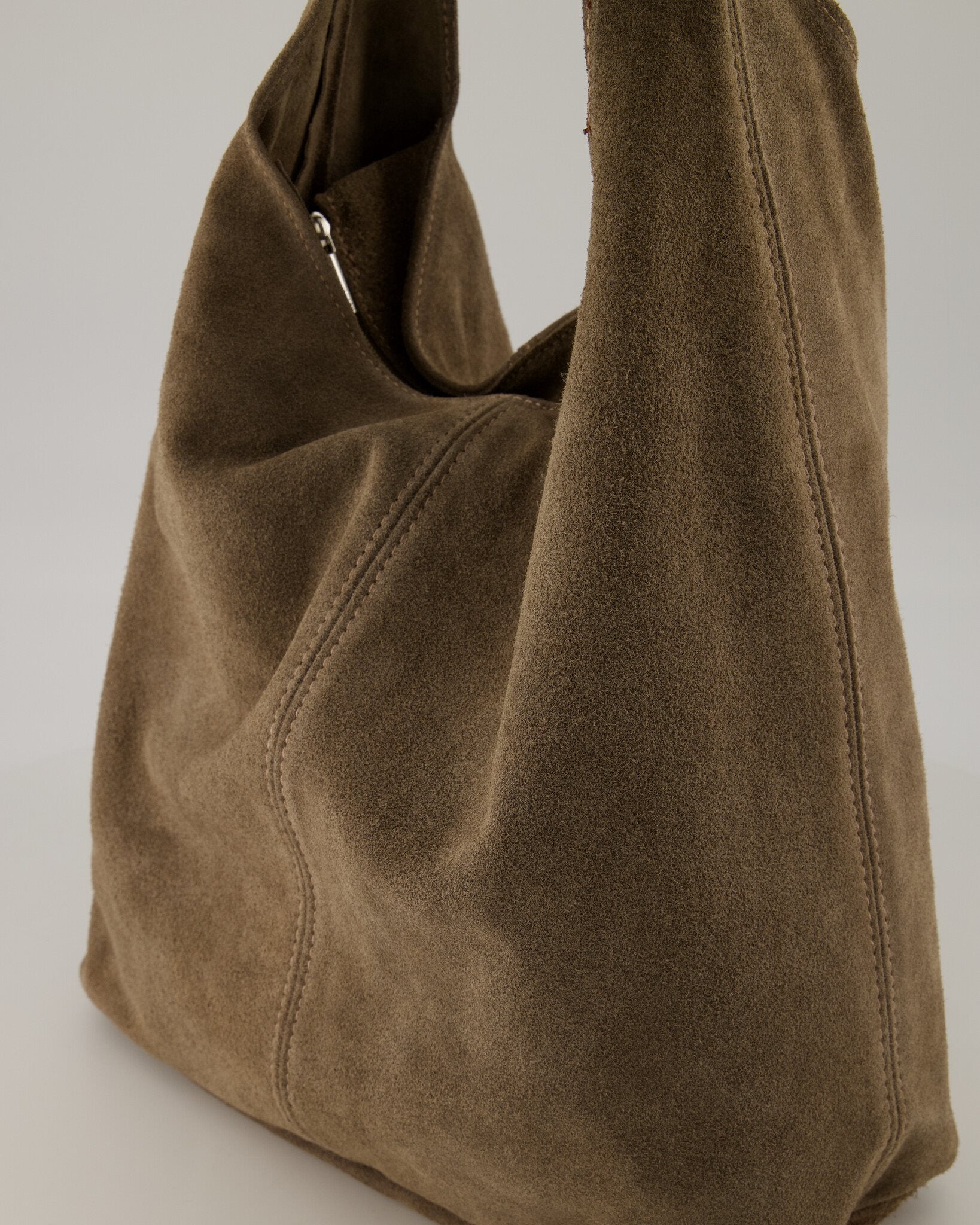 Suede Schoudertas