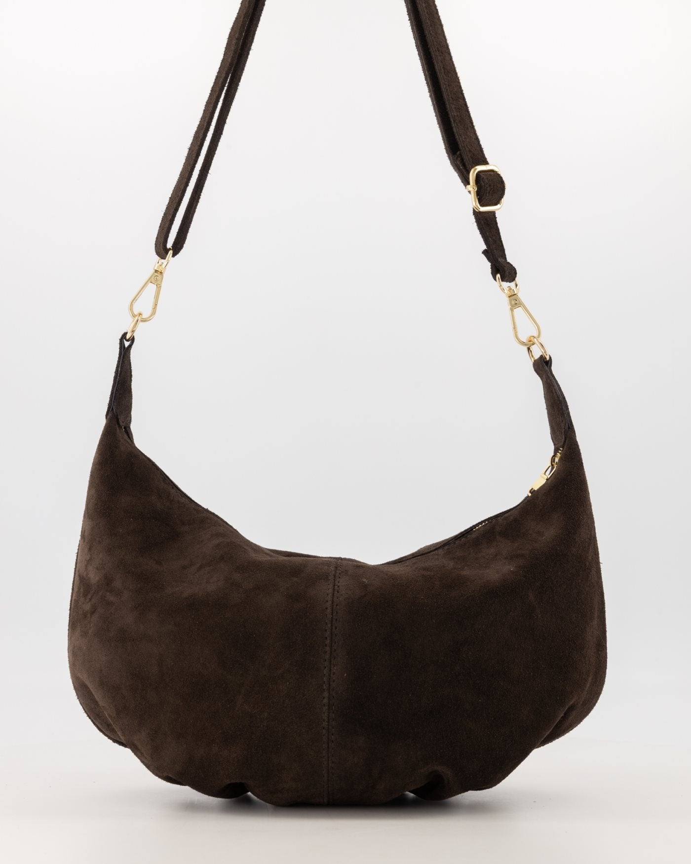 Suede Schoudertas
