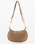 Suede Schoudertas