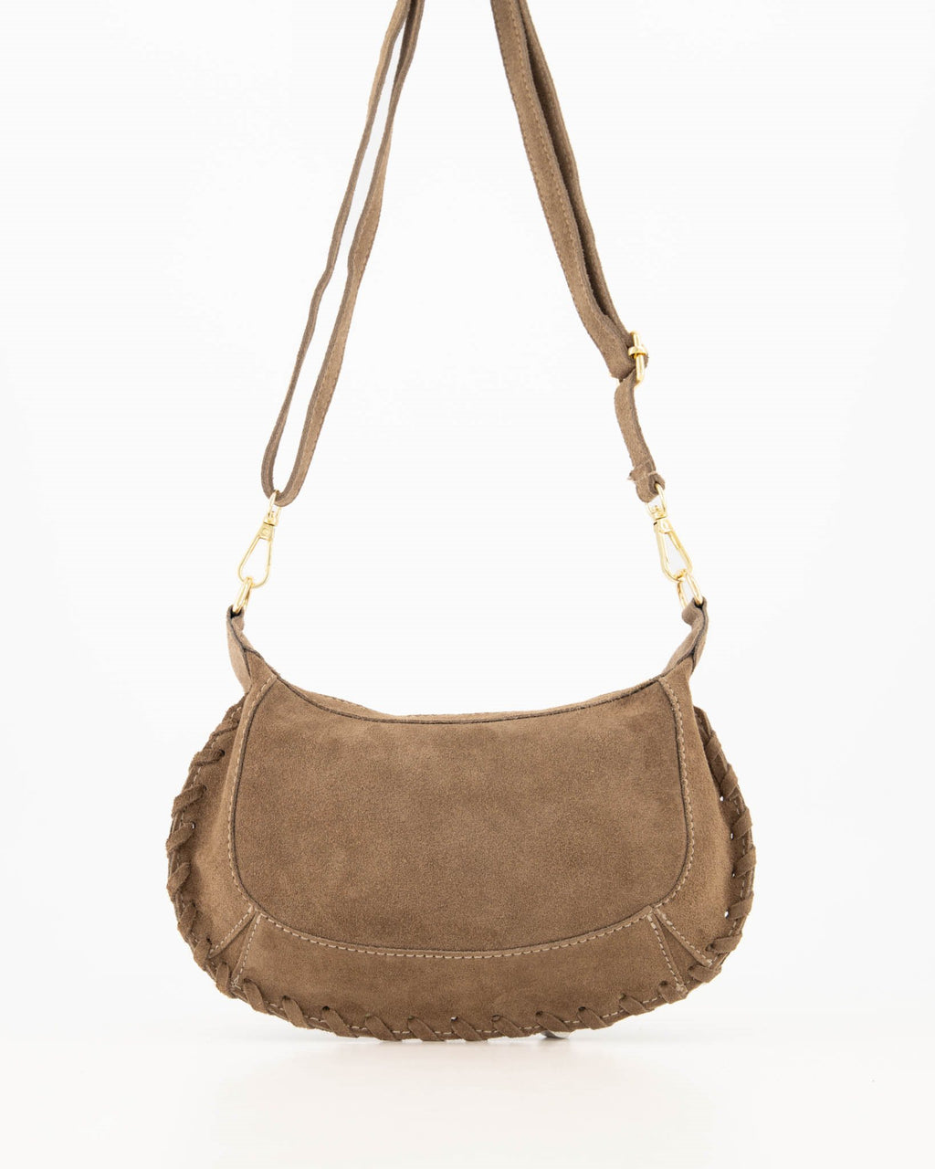 Suede Schoudertas