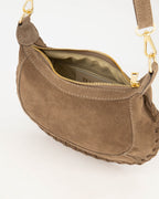 Suede Schoudertas