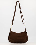 Suede Schoudertas