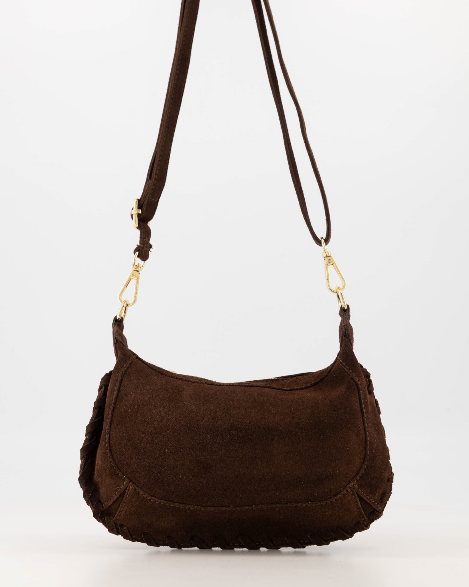 Suede Schoudertas