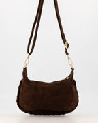 Suede Schoudertas