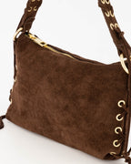 Suede Schoudertas