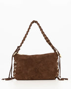 Suede Schoudertas