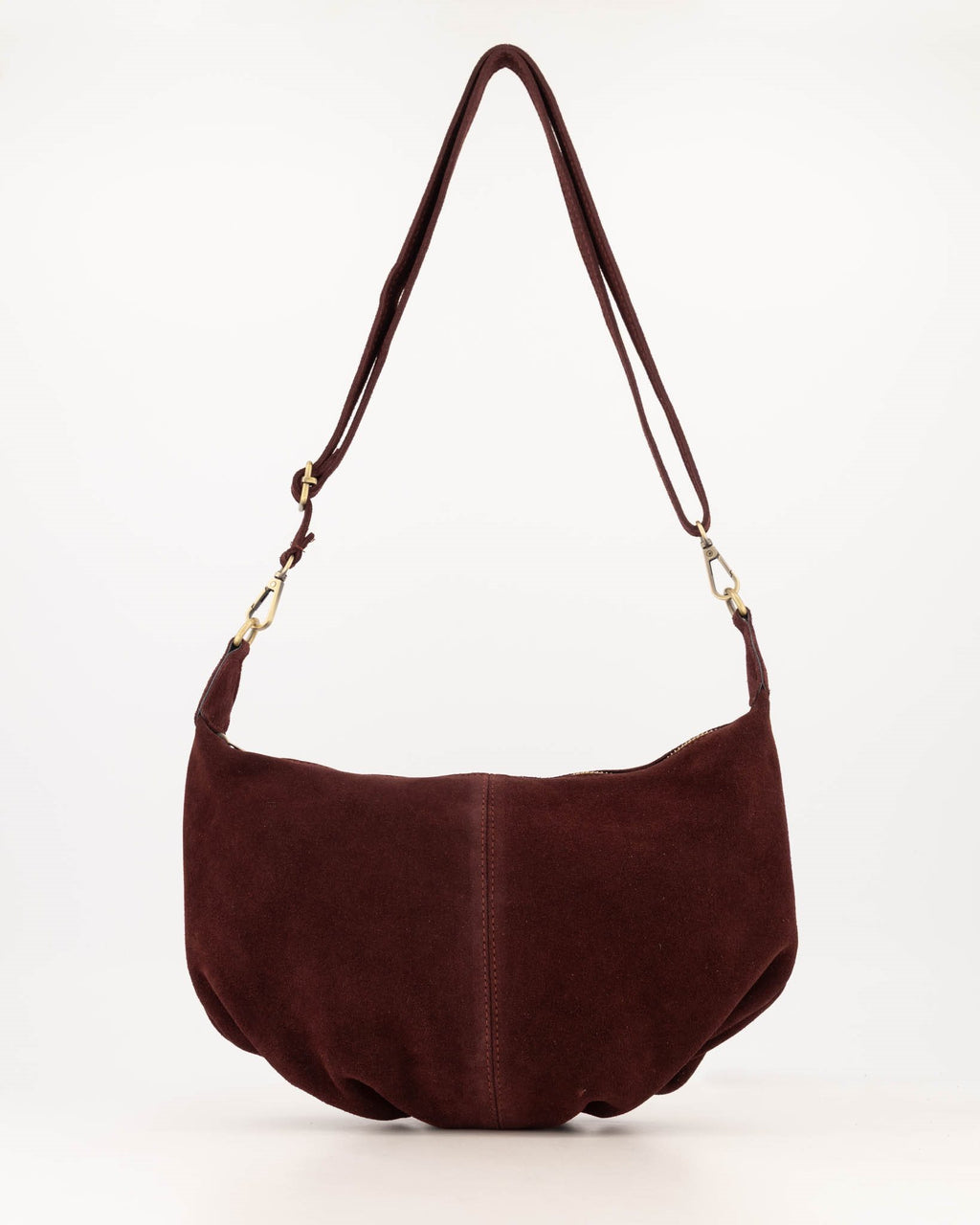 Suede Schoudertas