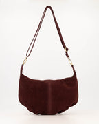 Suede Schoudertas