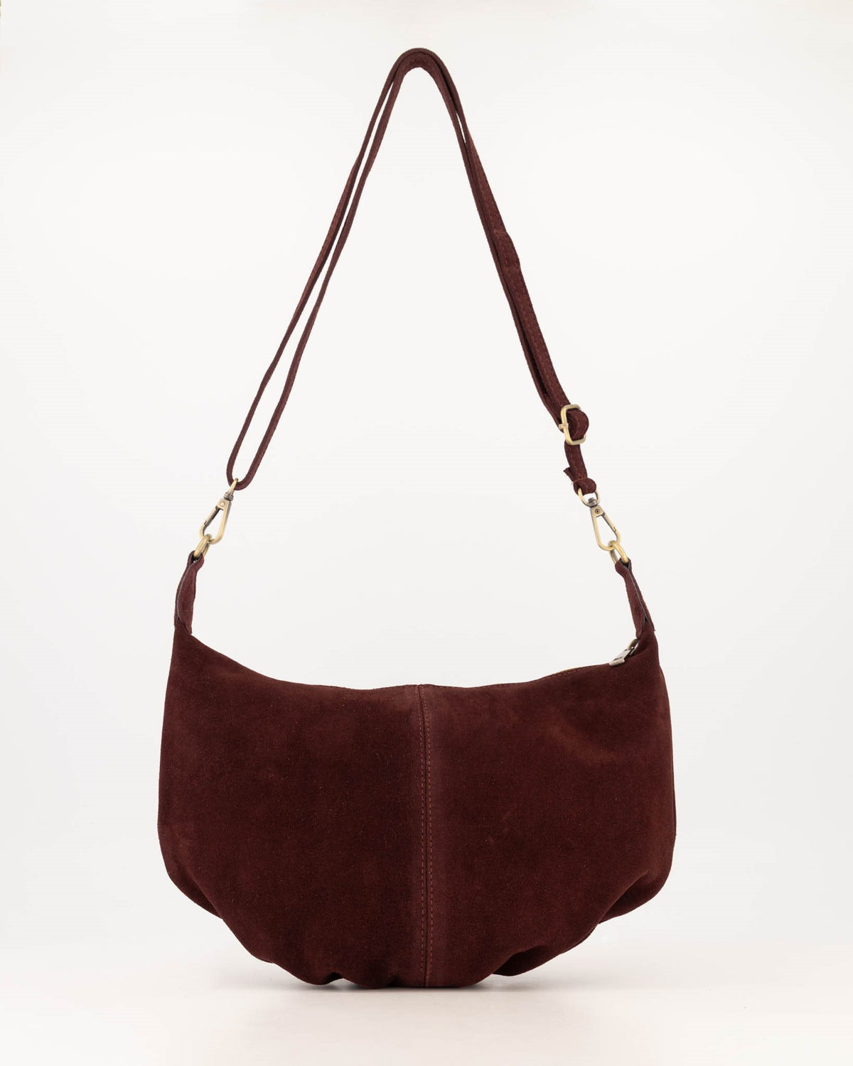 Suede Schoudertas