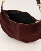 Suede Schoudertas