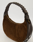 Suede met Leer Schoudertas
