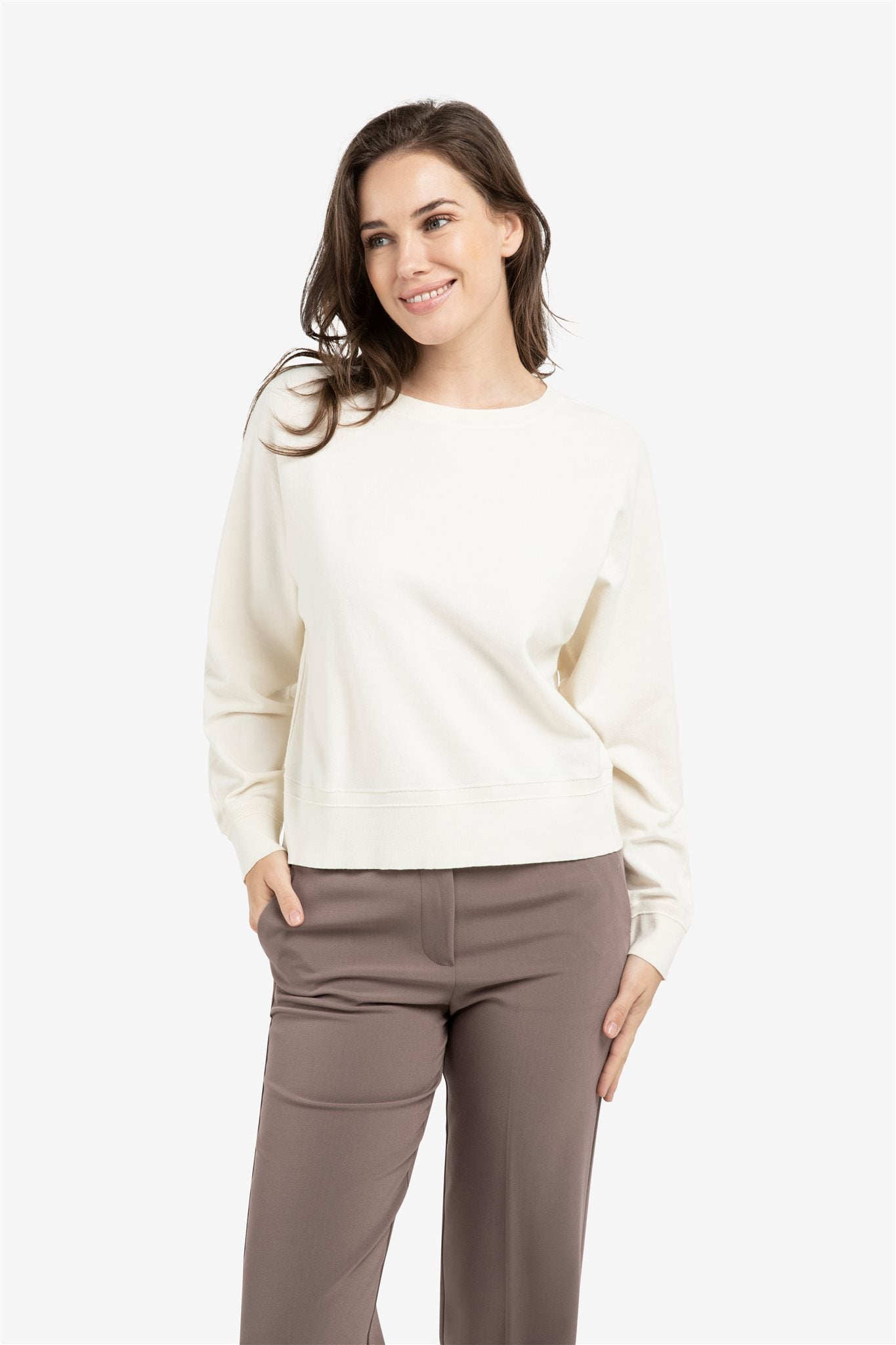 Sweater met Vleermuismouwen