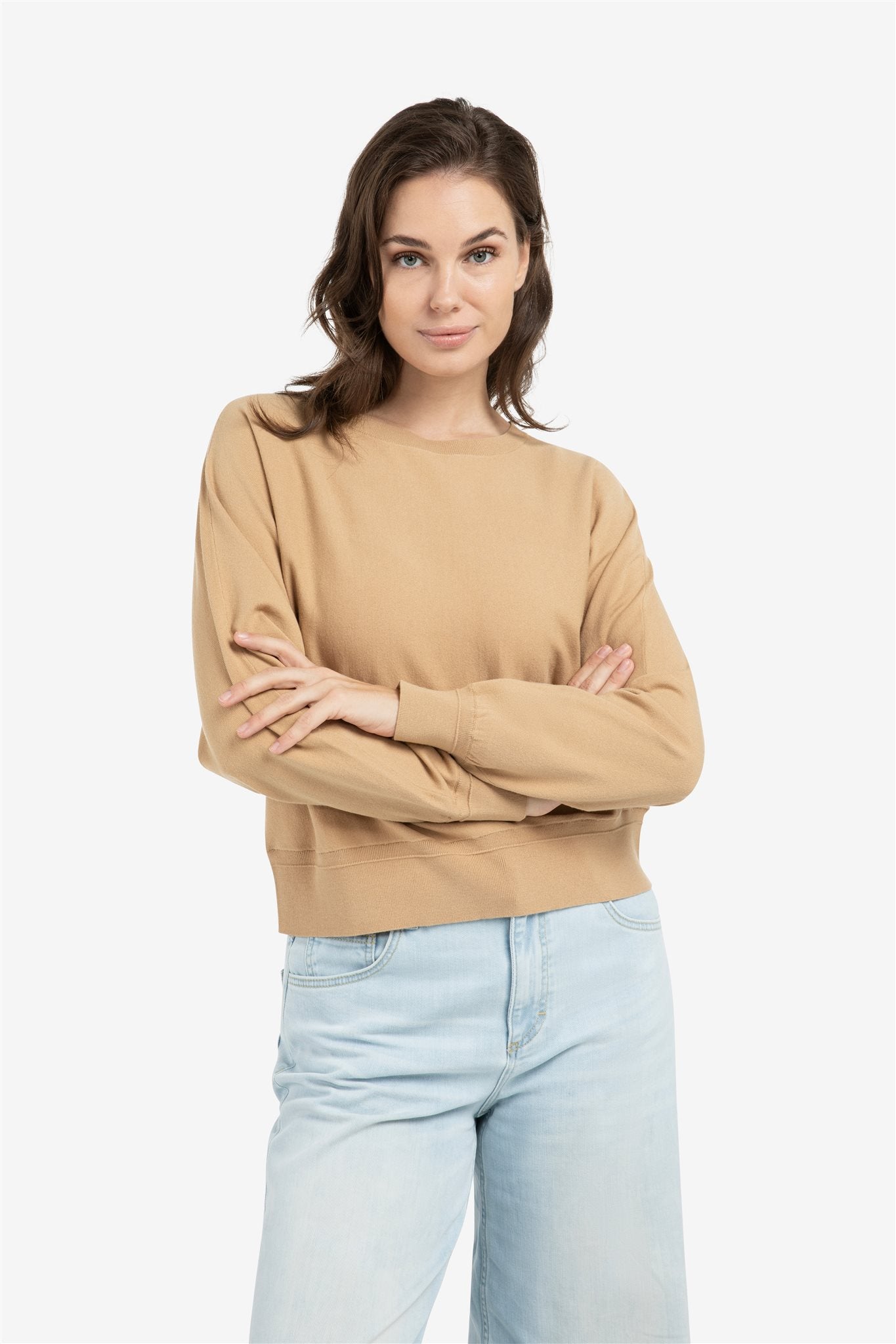 Sweater met Vleermuismouwen