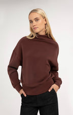 Sweatshirt met Hoge Hals