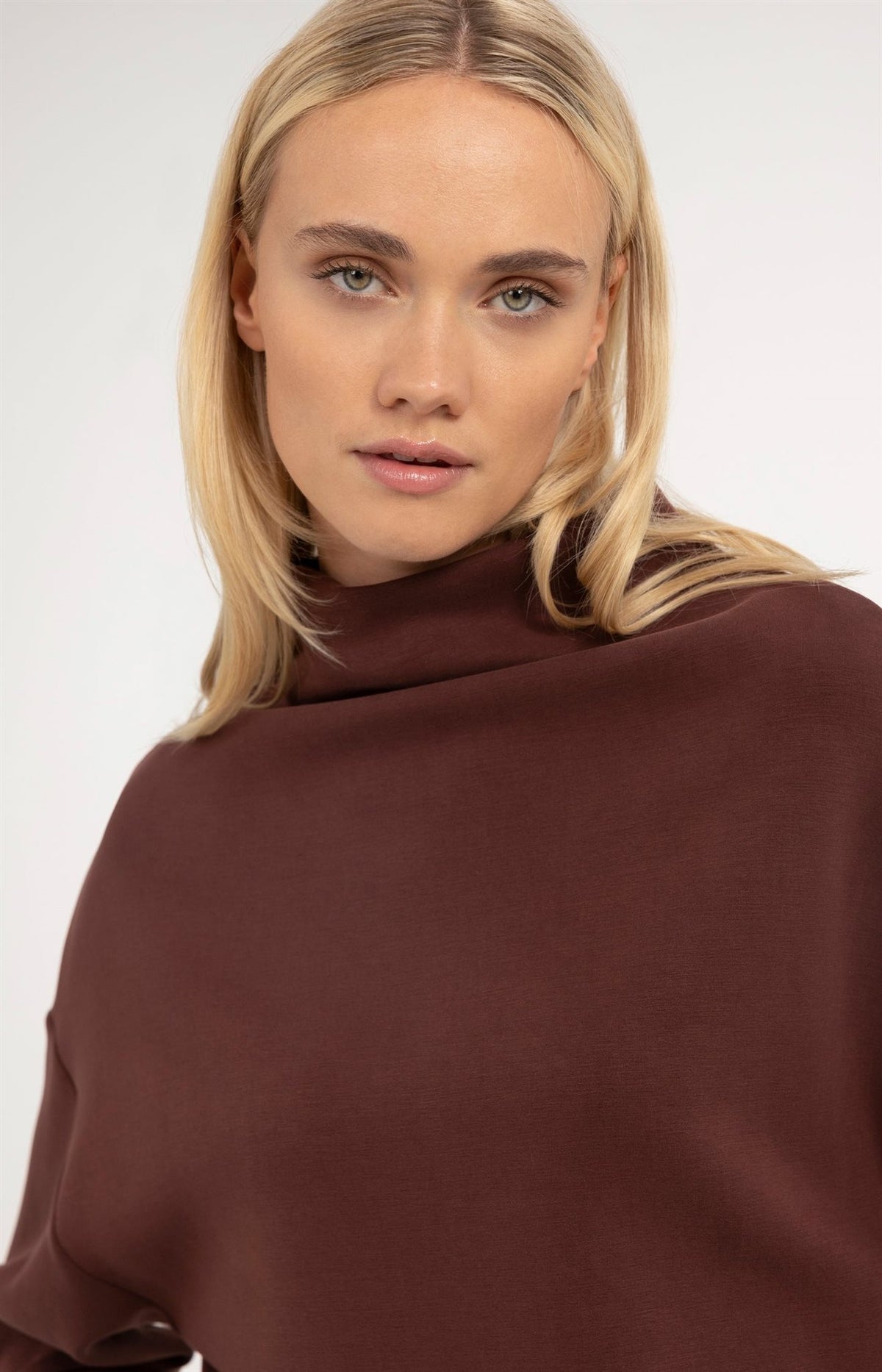 Sweatshirt met Hoge Hals