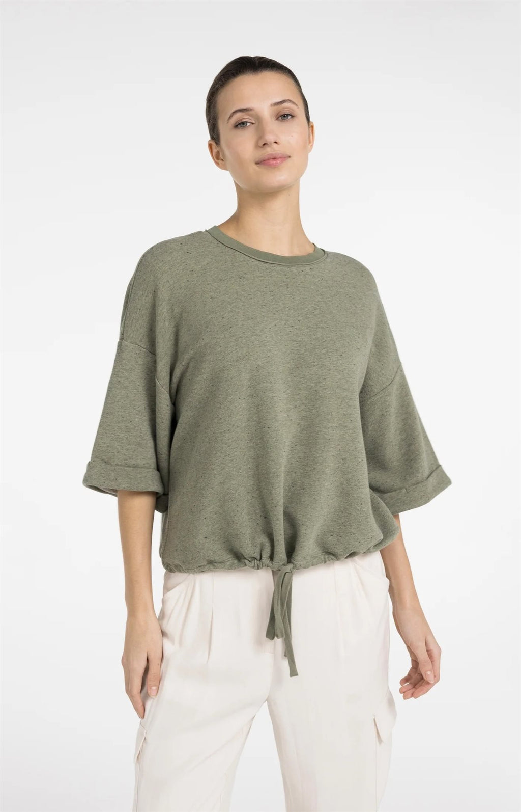 Sweatshirt met Korte Mouwen
