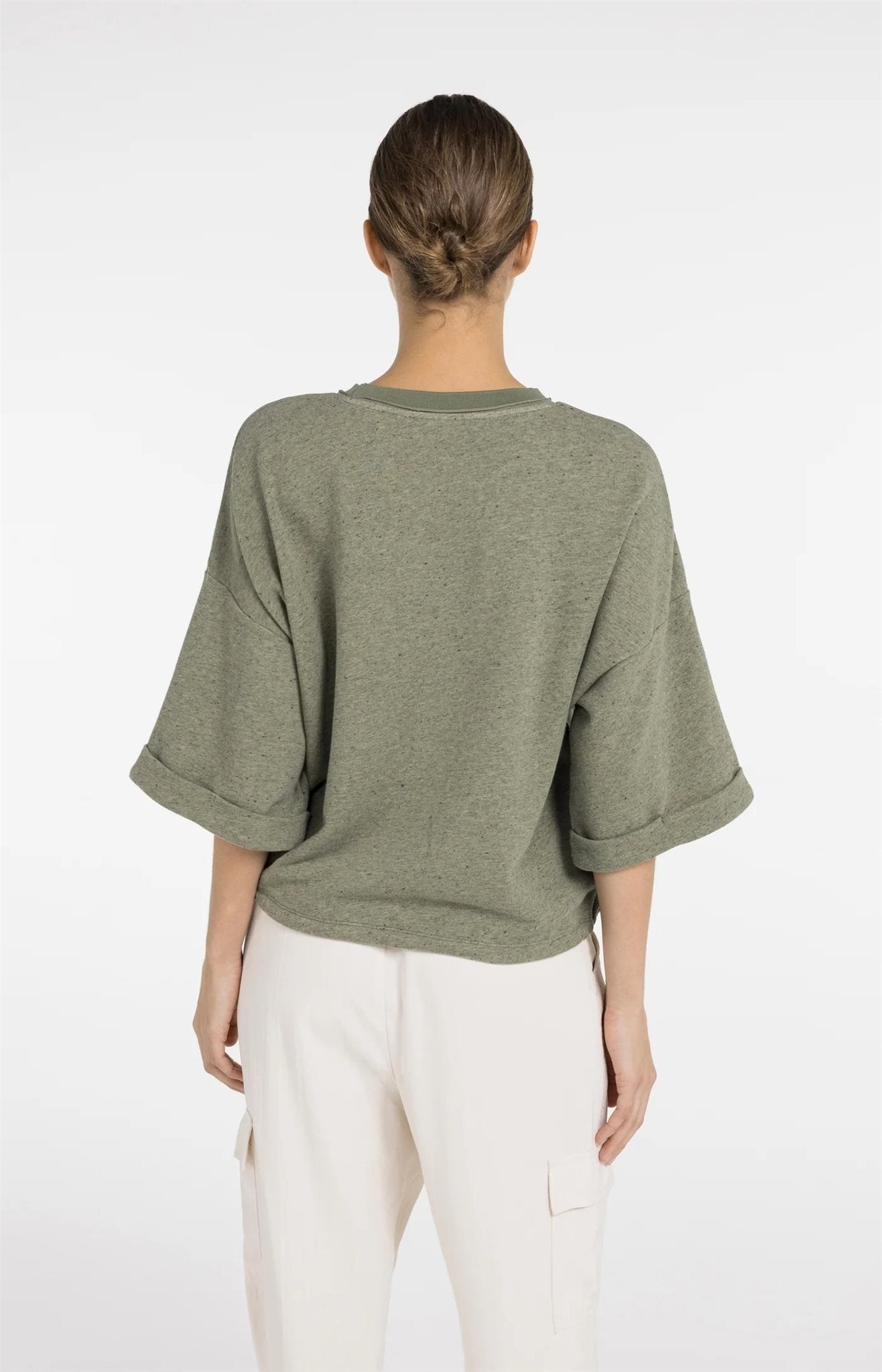 Sweatshirt met Korte Mouwen