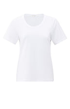 T-shirt met Ronde Ribhals