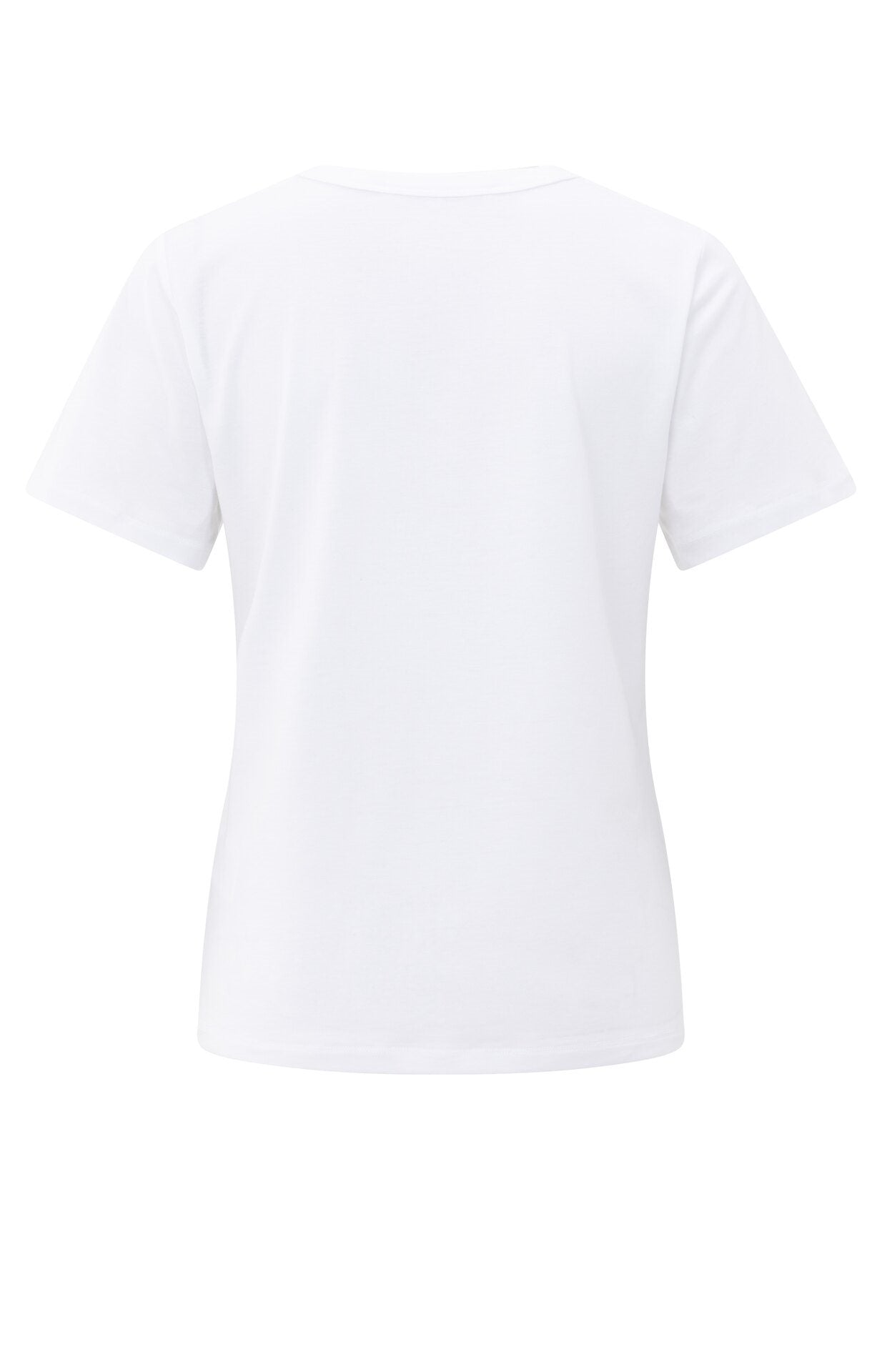 T-shirt met Ronde Ribhals