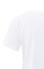 T-shirt met Ronde Ribhals