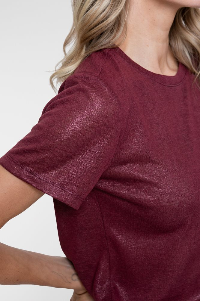 T-shirt met Foil Print