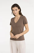 T-shirt met Gewassen Effect