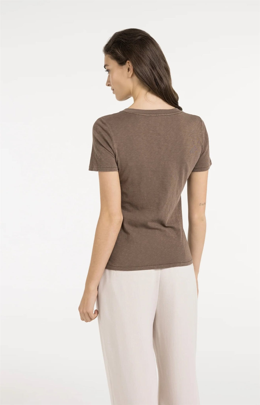 T-shirt met Gewassen Effect