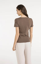 T-shirt met Gewassen Effect