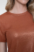 T-shirt met Foil Print
