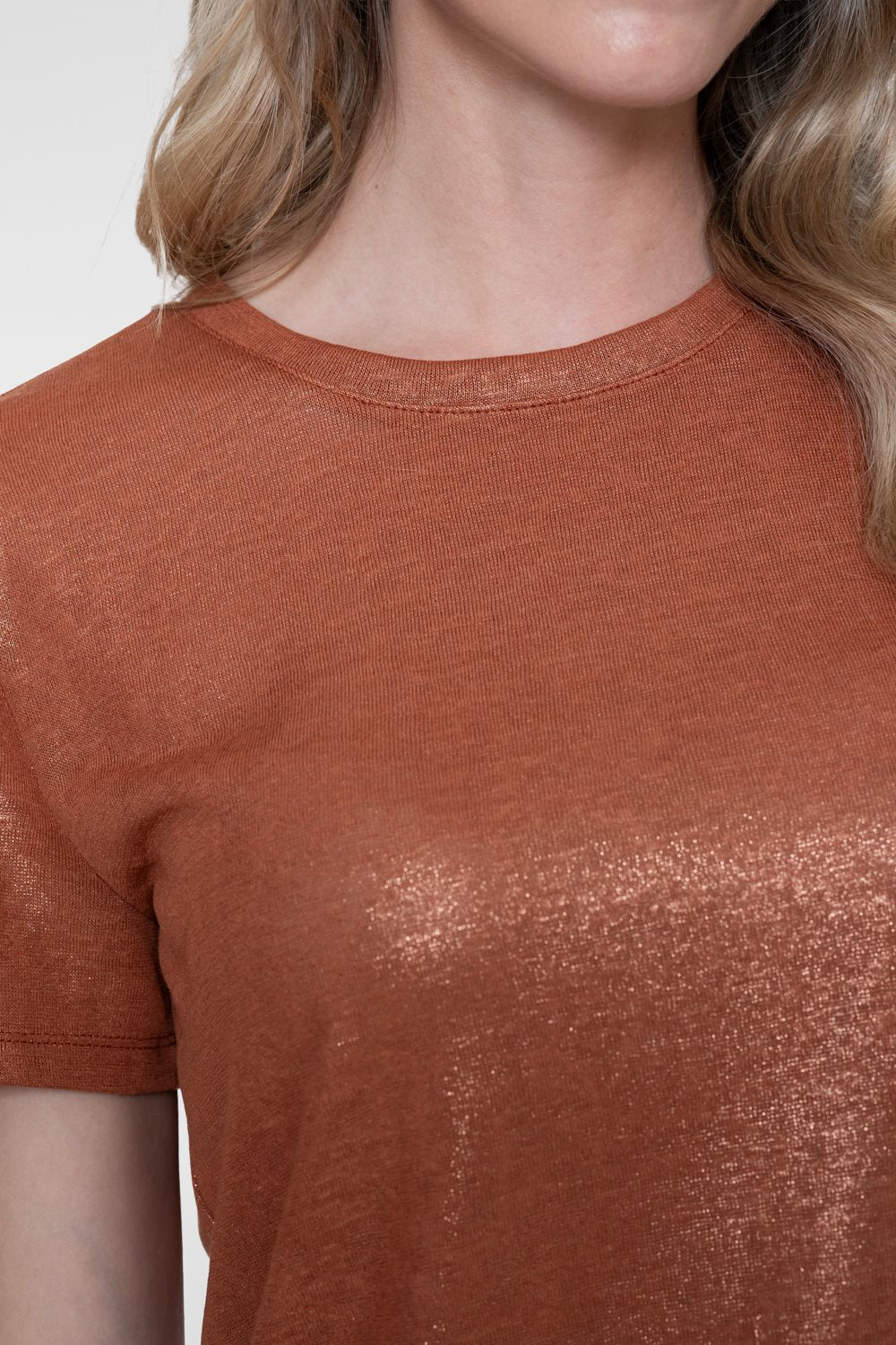 T-shirt met Foil Print