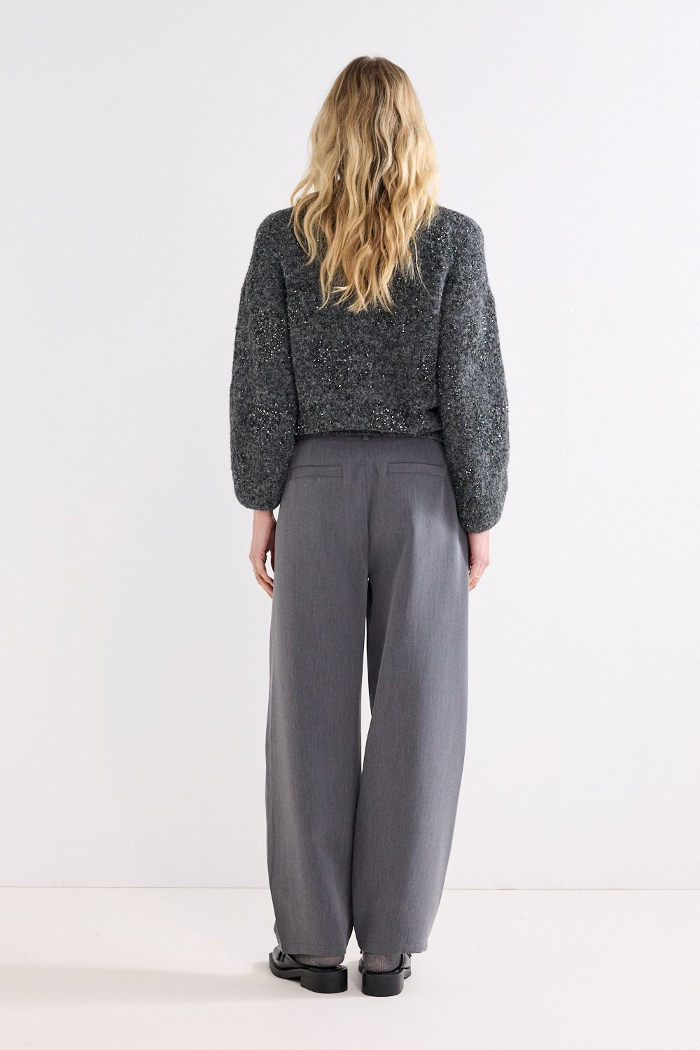 Tailored Barrel-Fit Trousers