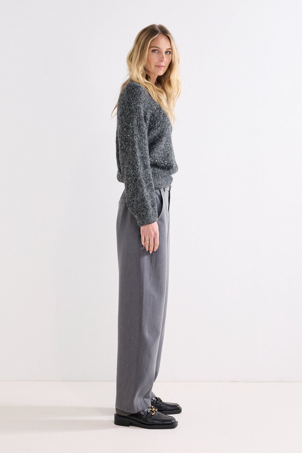 Tailored Barrel-Fit Trousers