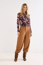 Tailored Barrel-Fit Trousers