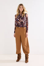 Tailored Barrel-Fit Trousers