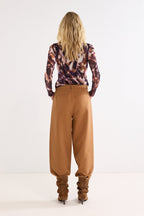 Tailored Barrel-Fit Trousers