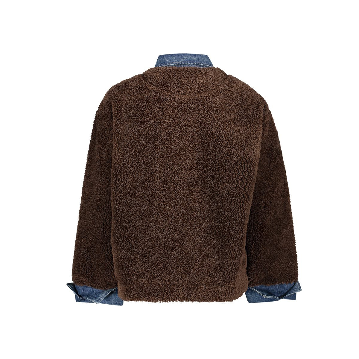 Teddy Jacket met Denim