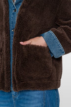 Teddy Jacket met Denim