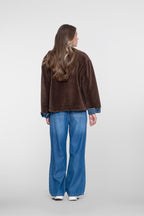 Teddy Jacket met Denim