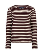 Terry Stripe Burgundy/Cream