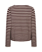 Terry Stripe Burgundy/Cream
